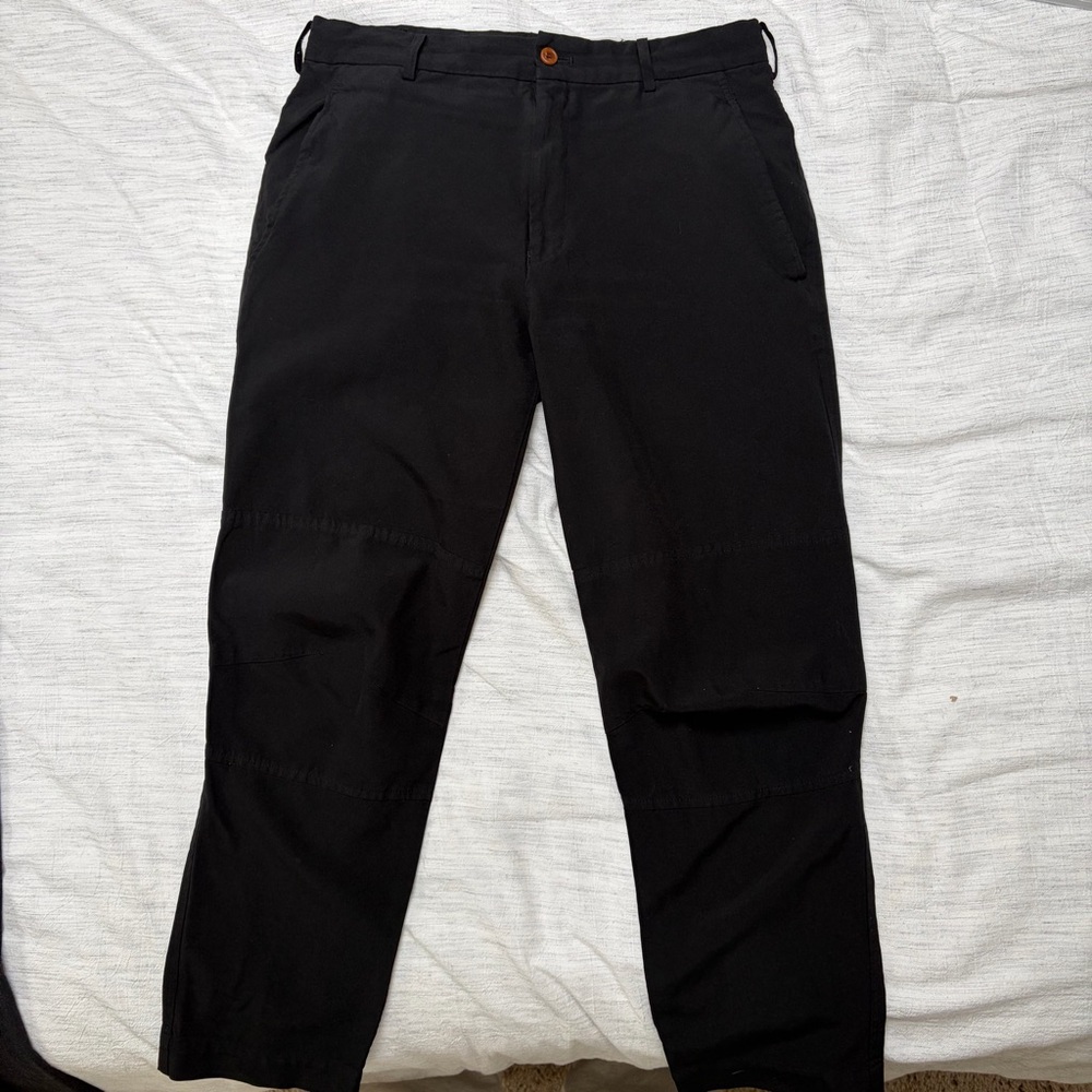 Comme des Garçon Black Polyester Trousers size S